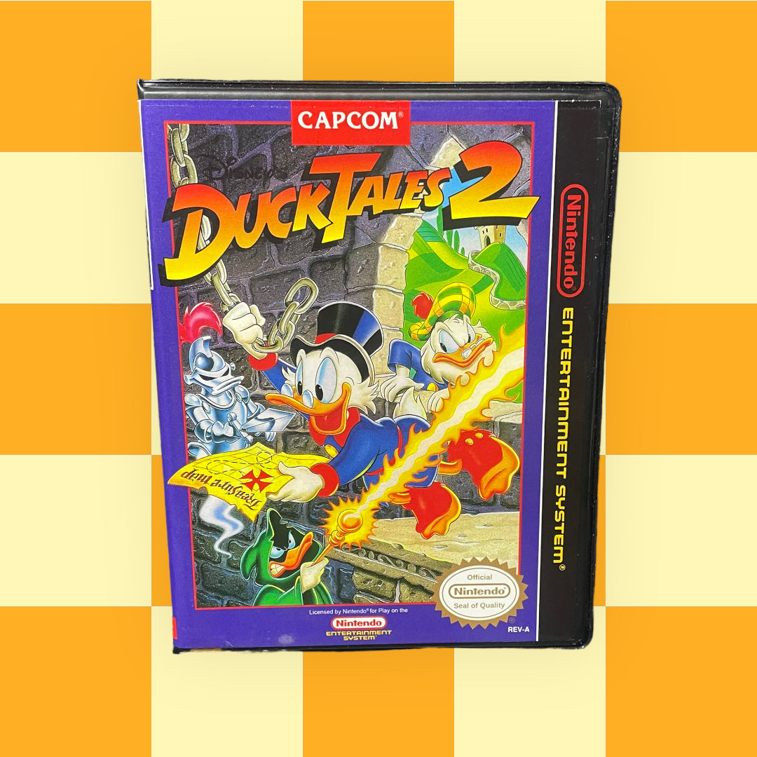 Custom NES Clamshell Case - DuckTales 2