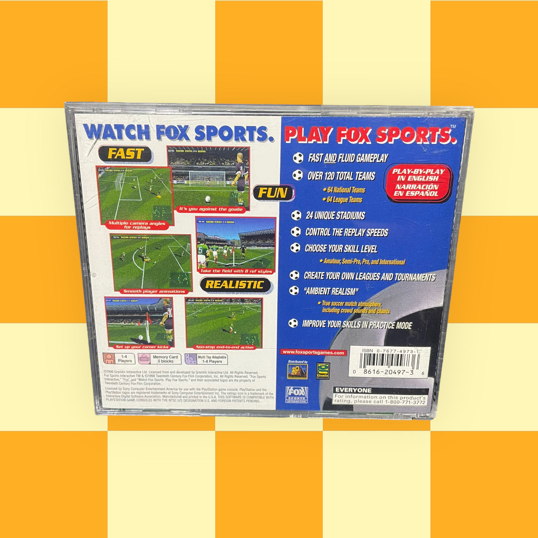 Fox Sports Soccer 99 (Sony PlayStation, 1999)