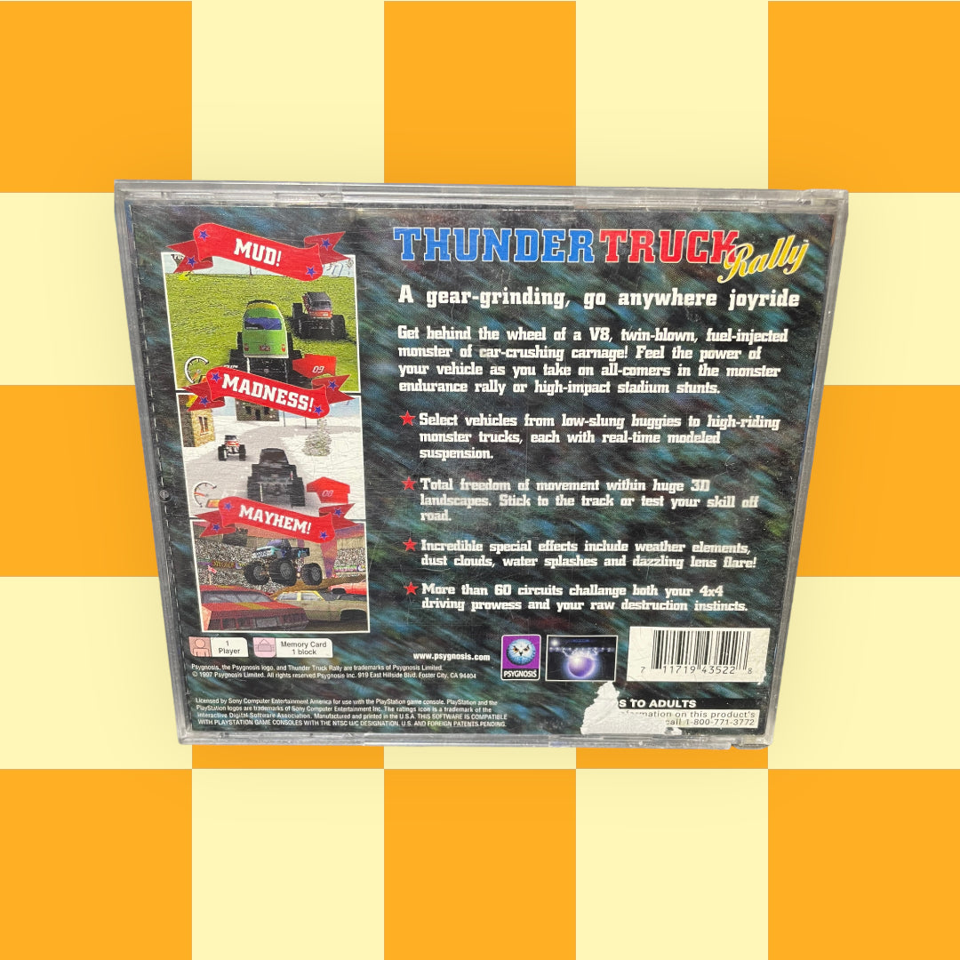 Thunder Truck Rally (Sony PlayStation, 1997)