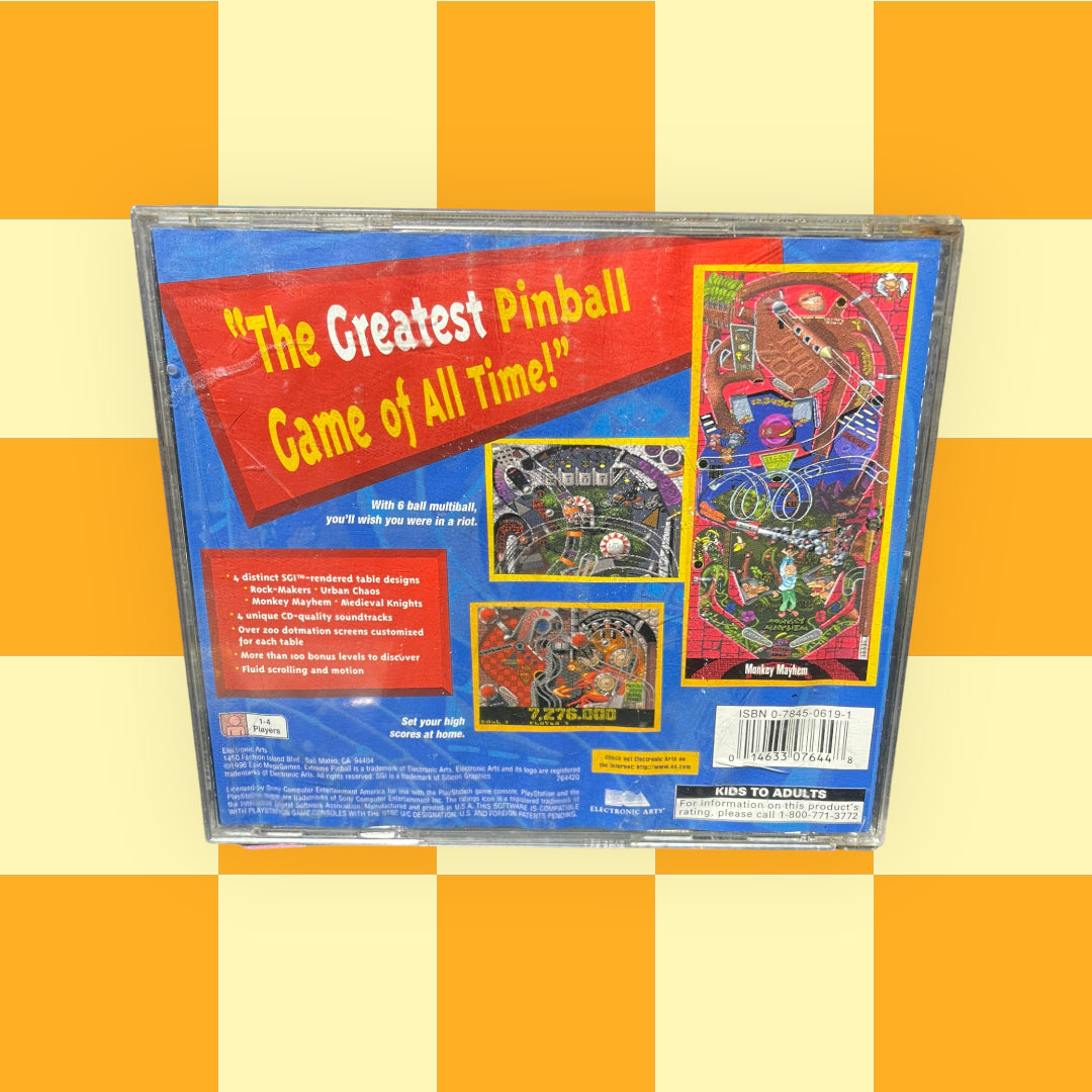 Extreme Pinball (Sony PlayStation, 1995)