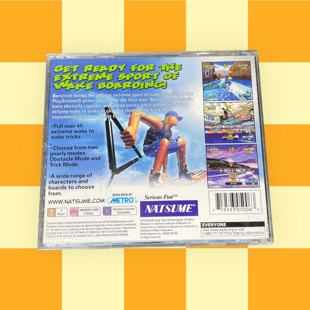 BursTrick WakeBoarding (Sony PlayStation, 2001)