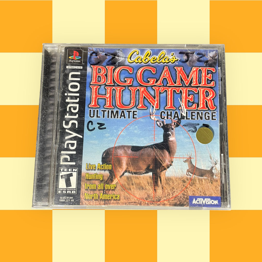 Cabela's Big Game Hunter: Ultimate Challenge (Sony PlayStation, 2001)