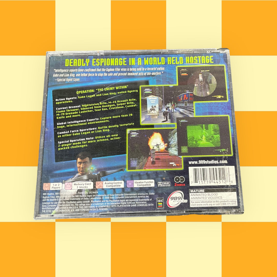 Syphon Filter 2 (Sony PlayStation, 2000)