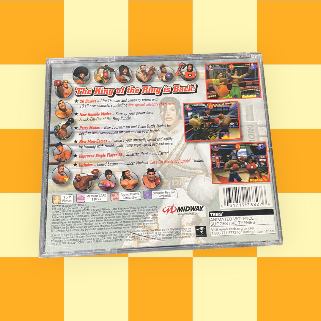 Ready 2 Rumble Boxing: Round 2 (Sony PlayStation, 2000)