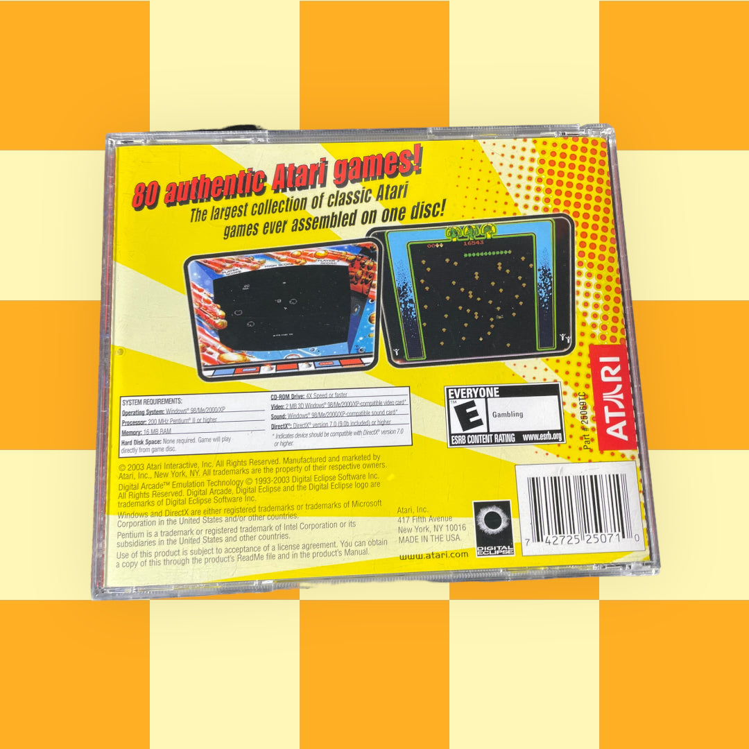 Atari: 80 Classic Games in One (Microsoft Windows, 2003)