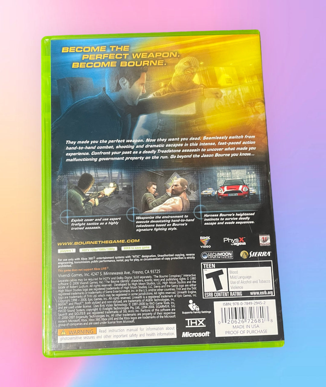 Robert Ludlum's The Bourne Conspiracy (Microsoft Xbox 360, 2008