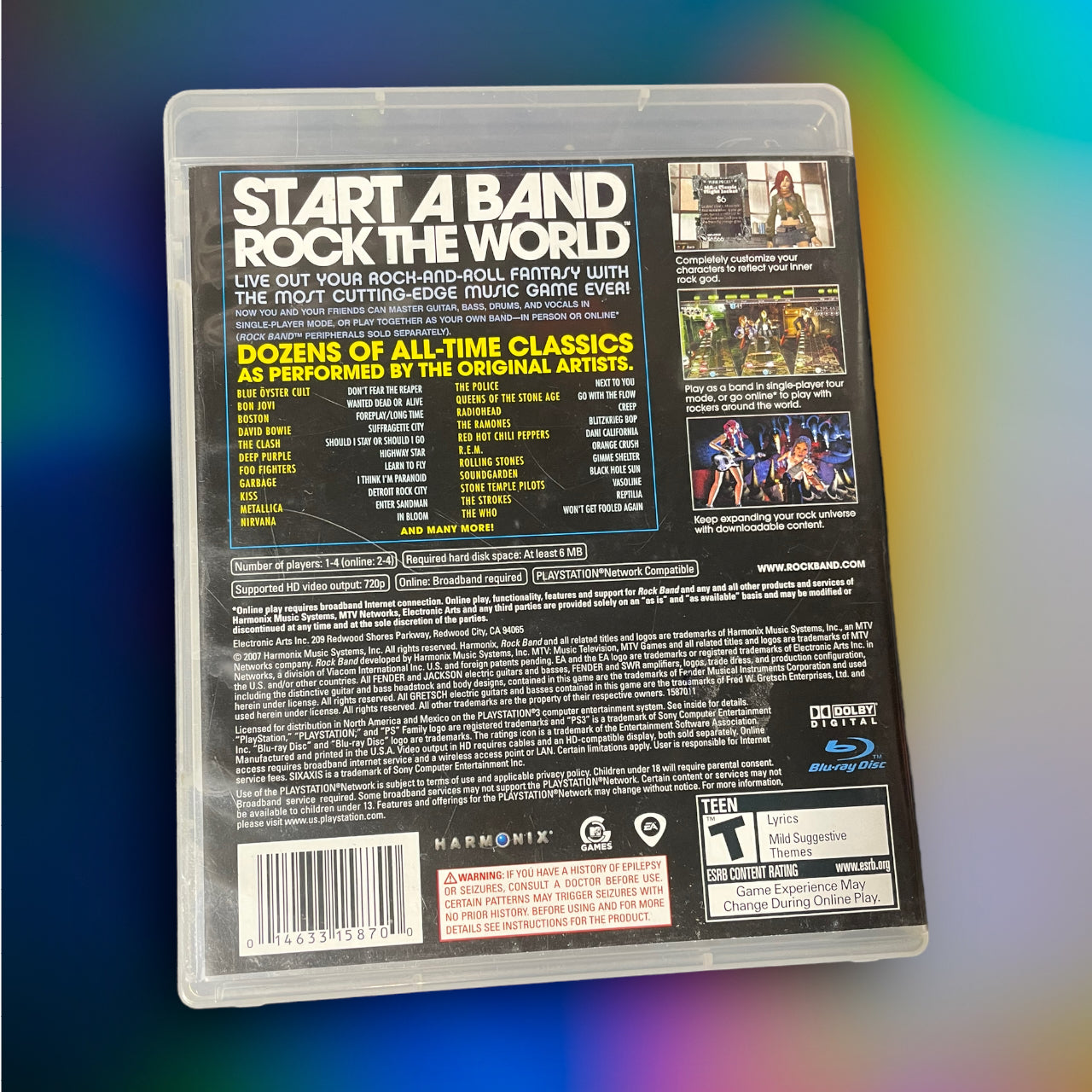 Rock Band (Sony PlayStation 3, 2007)
