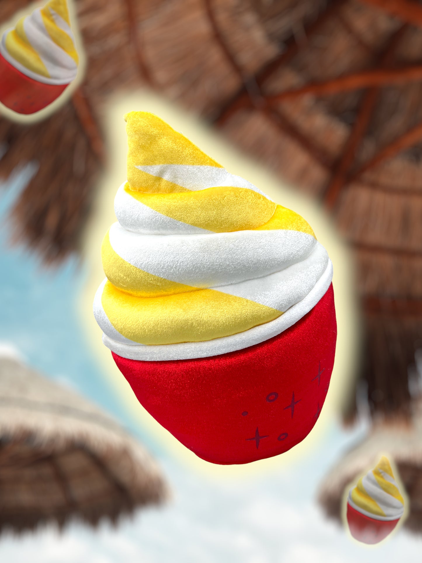 Dole Whip Swirl Ice Cream Plush (Walt Disney Parks, 2019)
