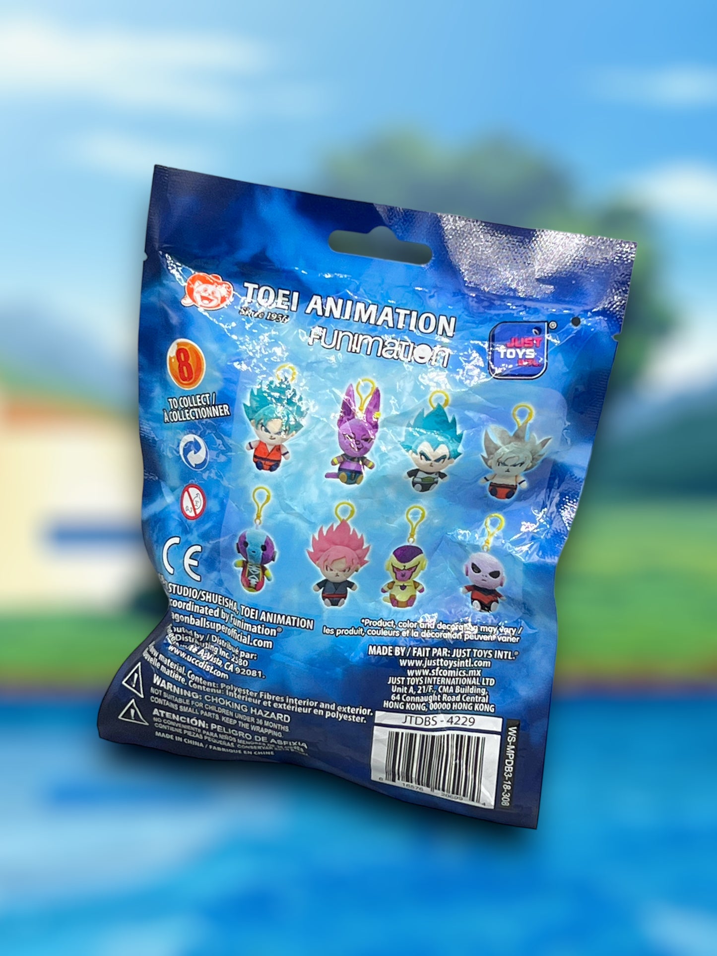 Dragon Ball Super: Beerus Plush Backpack Hanger (Just Toys, 2017)