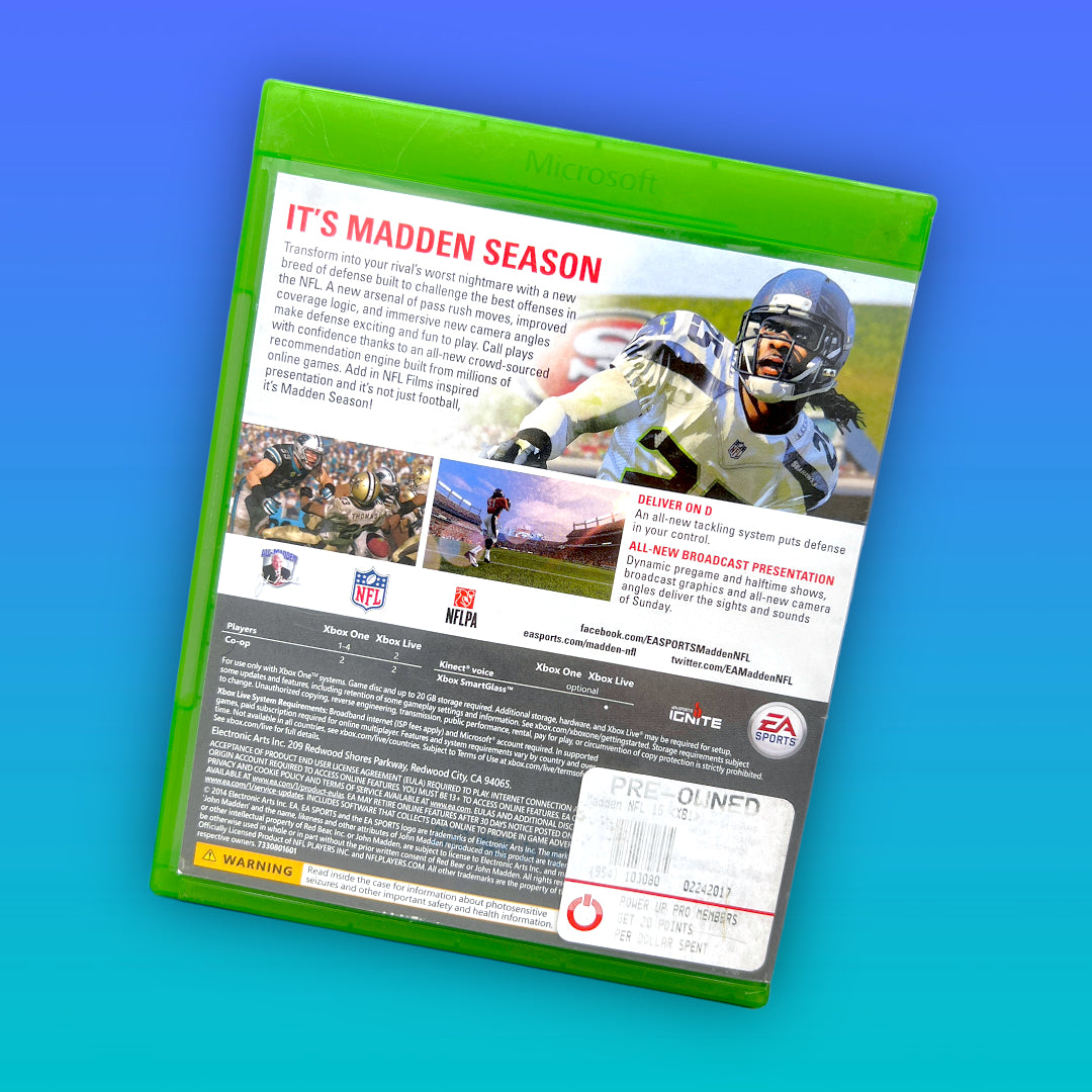Madden NFL 15 (Microsoft Xbox One, 2014)