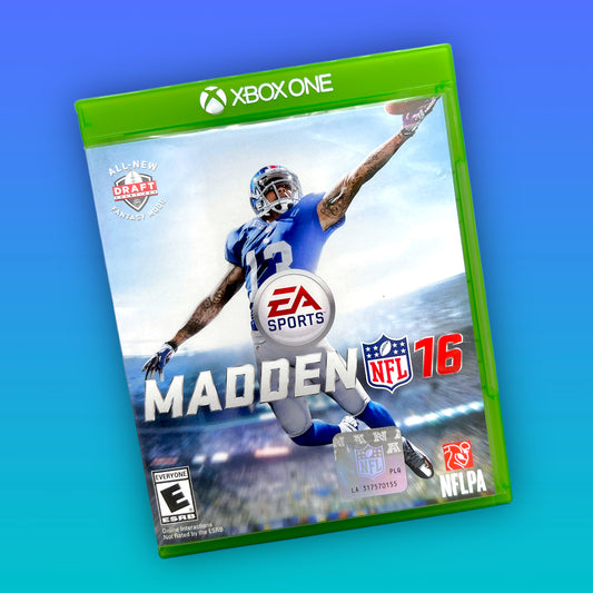 Madden NFL 16 (Microsoft Xbox One, 2015)