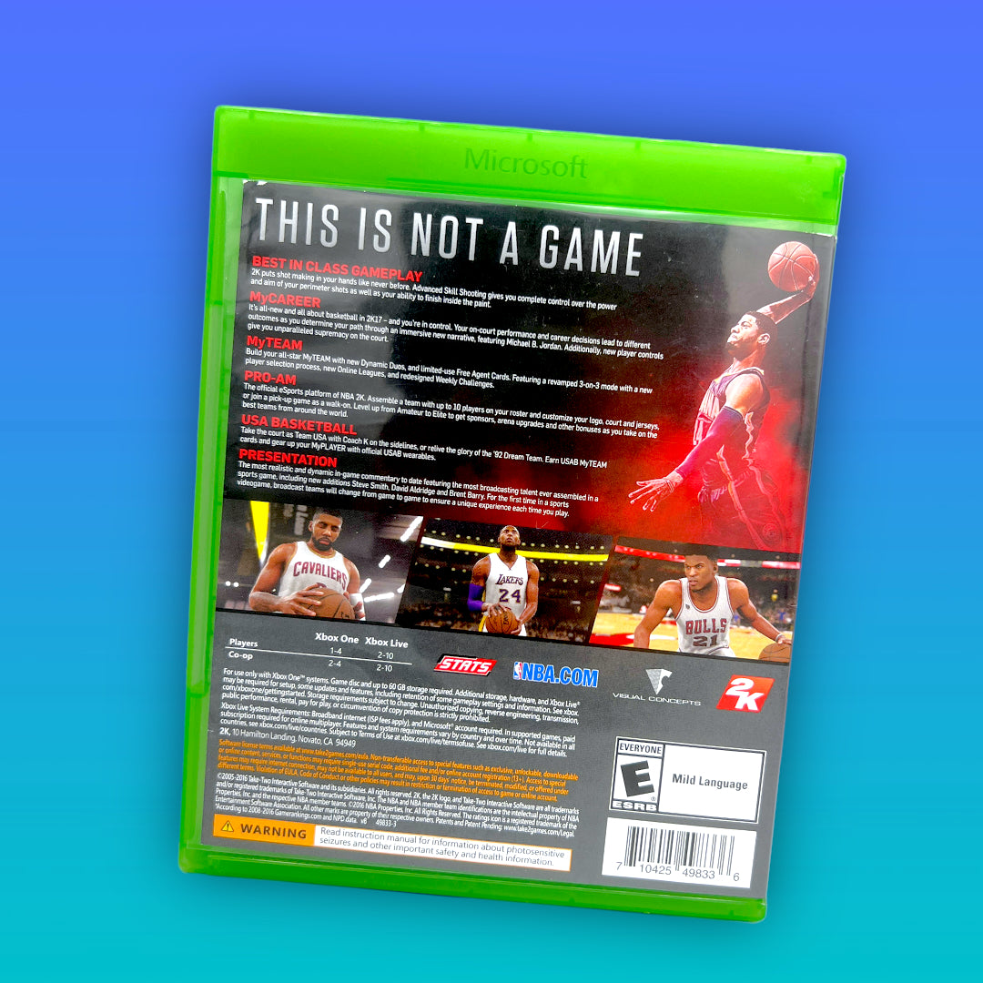 NBA 2K17 (Microsoft Xbox One, 2016)