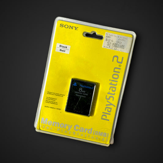 PlayStation 2 8MB Memory Card - Black - (Sony Interactive Entertainment, 2000)
