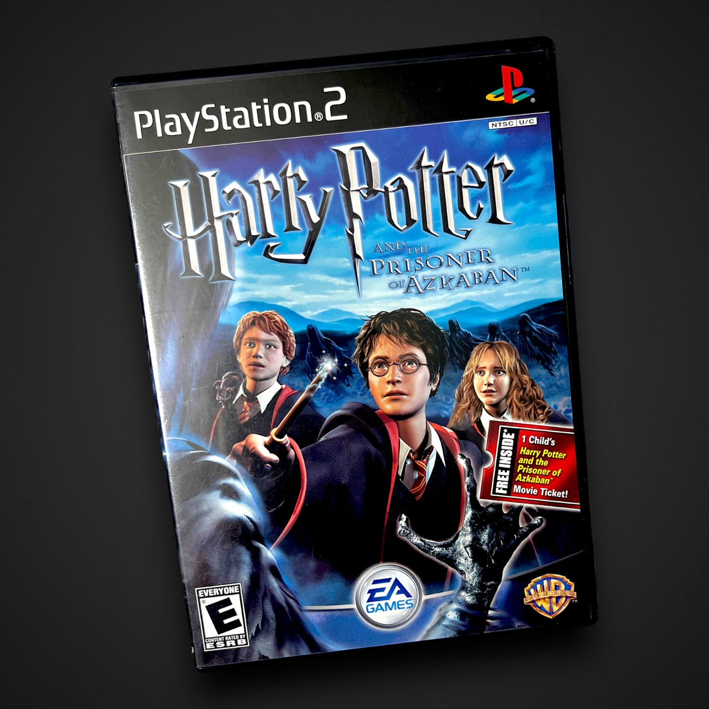 Harry Potter And The Prisoner Of Azkaban - Movie Ticket Cover (PlayStation 2, 2004)