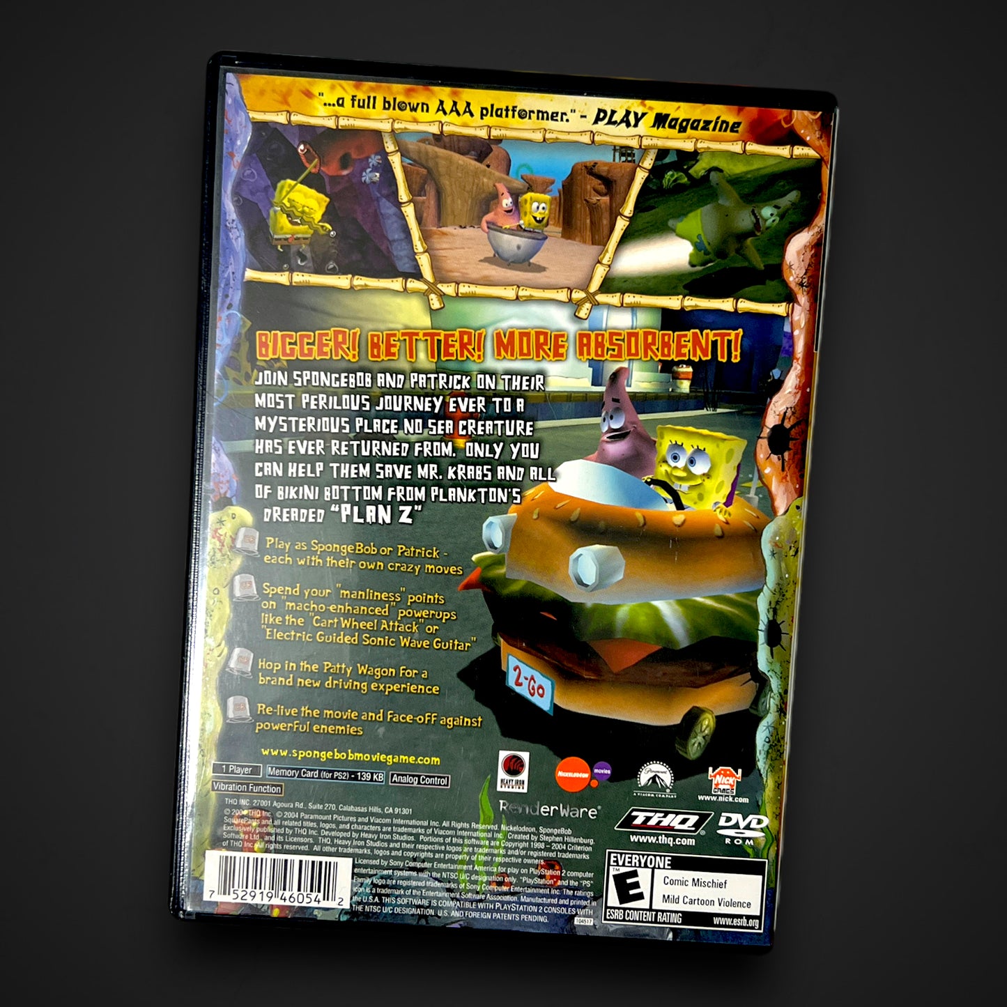 The SpongeBob SquarePants Movie (Sony PlayStation 2, 2004)