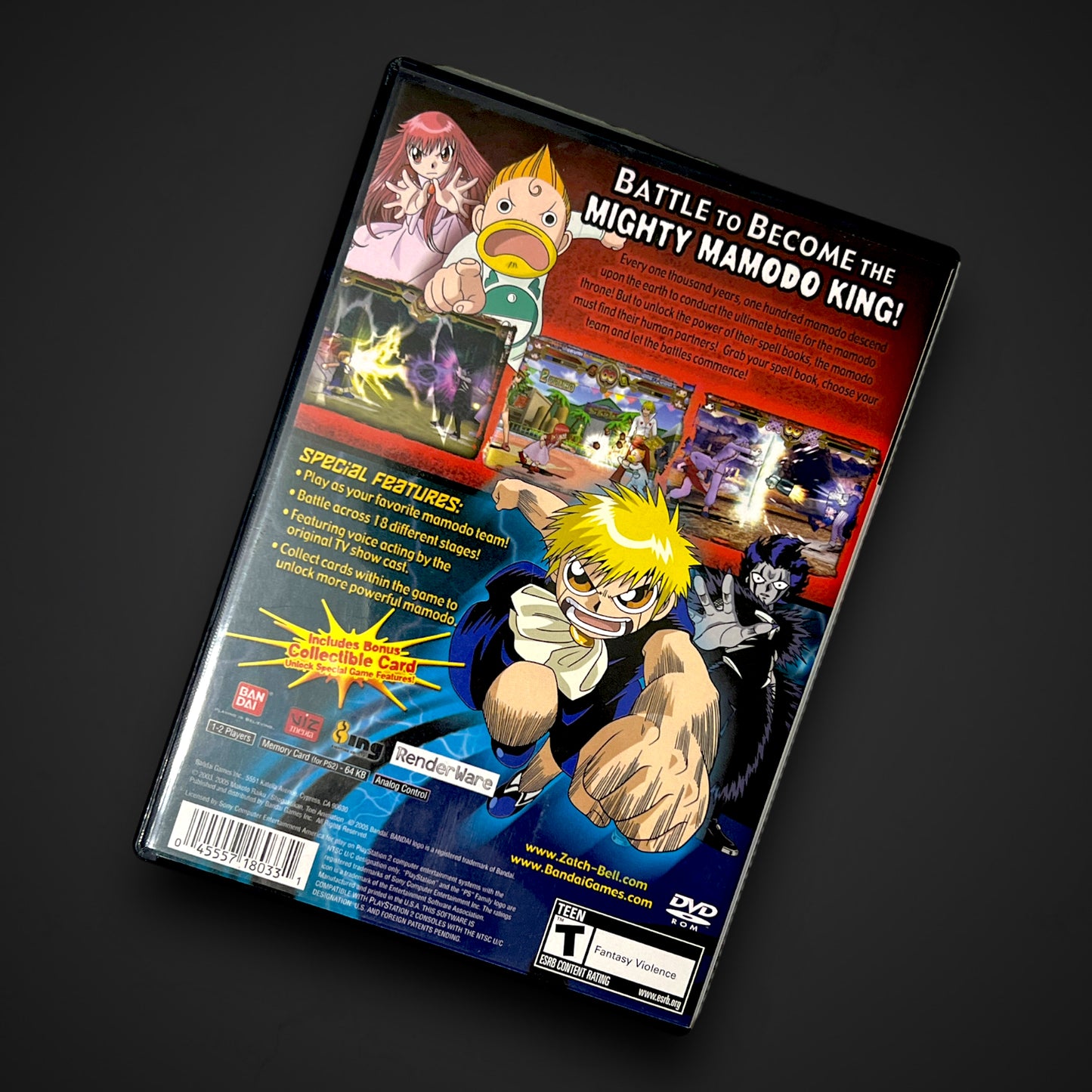 Zatch Bell! Mamodo Battles (Sony PlayStation 2, 2005)