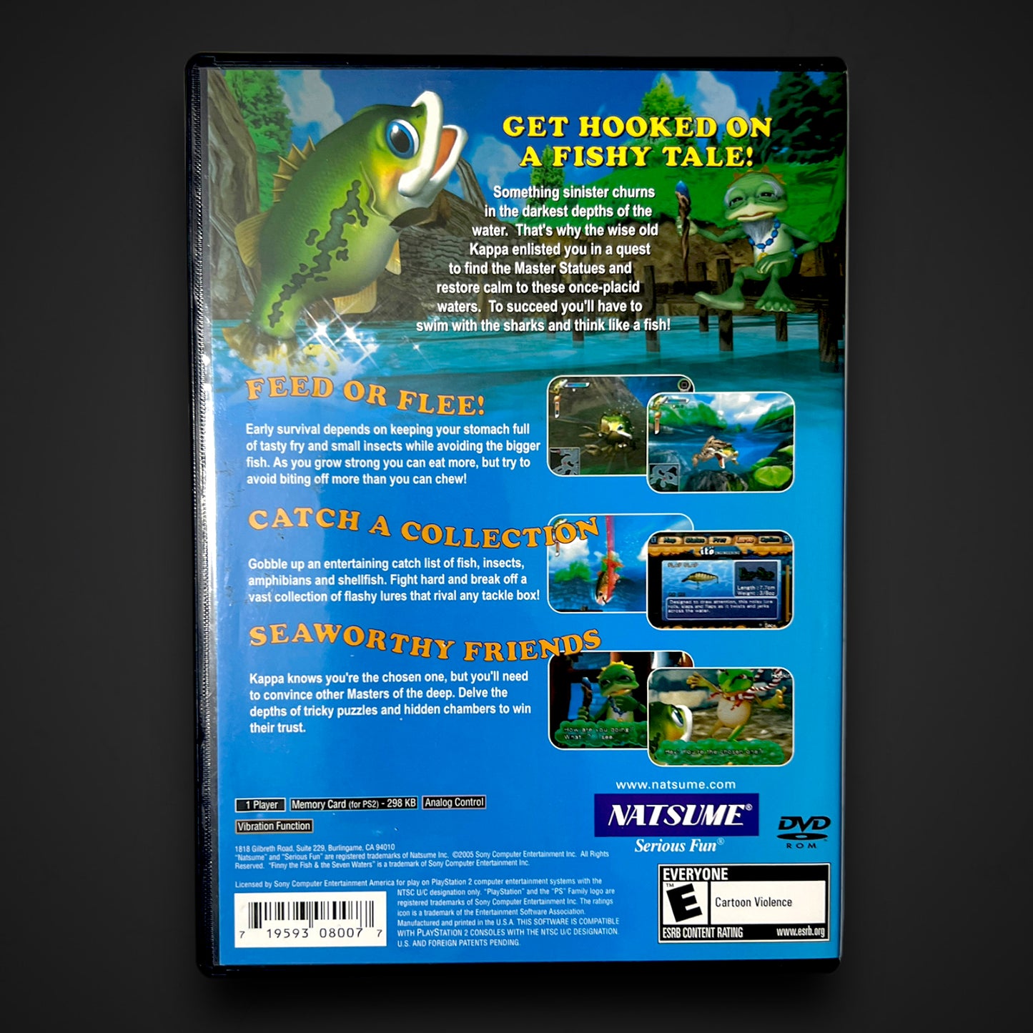 Finny The Fish & The Seven Waters (Sony PlayStation 2, 2005)
