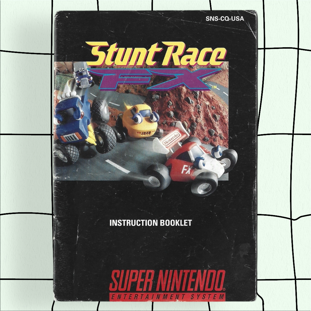 Stunt Race FX Manual (Super Nintendo Entertainment System, 1994)