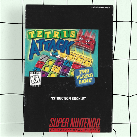 Tetris Attack Manual (Super Nintendo Entertainment System, 1996)