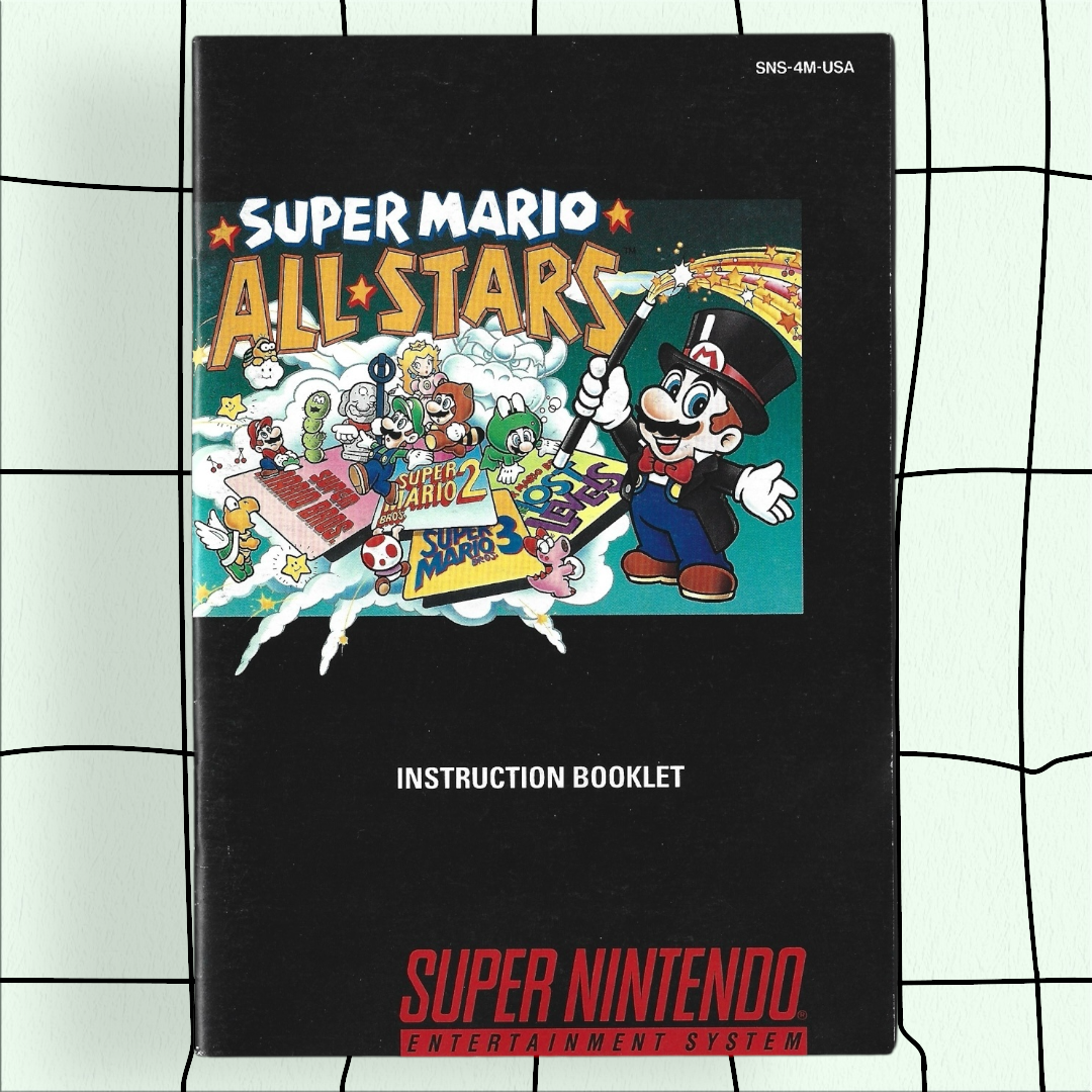 Super Mario All-Stars Manual (Super Nintendo Entertainment System, 1993)