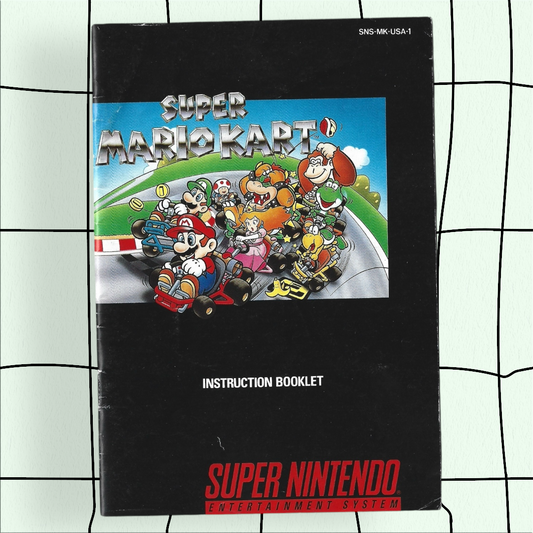 Super Mario Kart Manual (Super Nintendo Entertainment System, 1992)