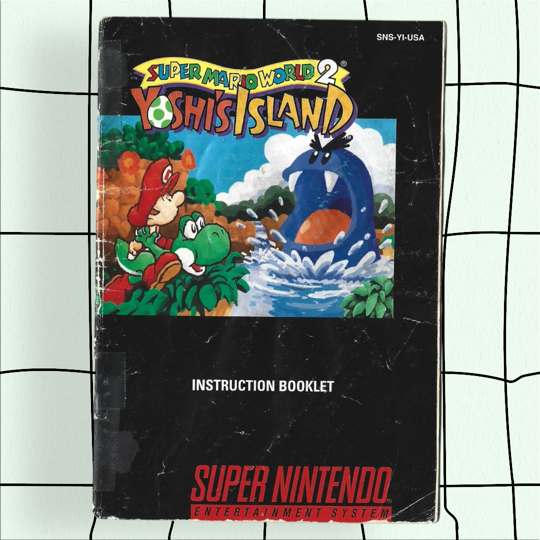 Super Mario World 2: Yoshi's Island Manual (Super Nintendo Entertainment System, 1995)