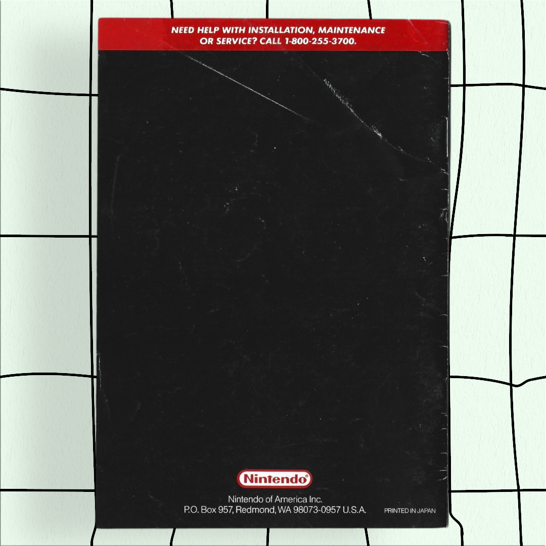 Super Mario Kart Manual (Super Nintendo Entertainment System, 1992)
