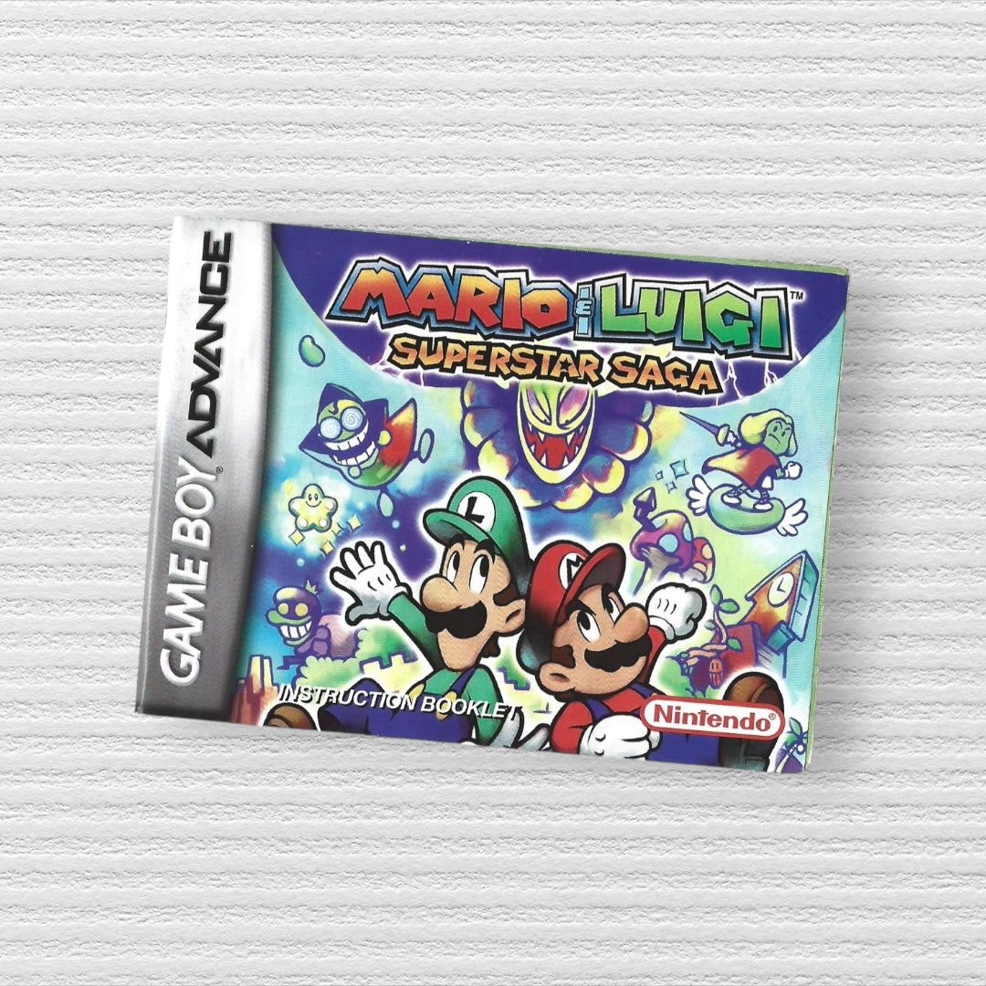 Mario & Luigi: Superstar Saga Manual (Nintendo Game Boy Advance, 2003)