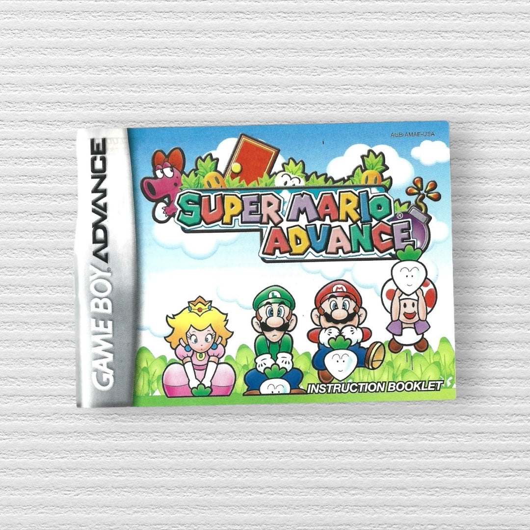 Super Mario Advance Manual (Nintendo Game Boy Advance, 2001)