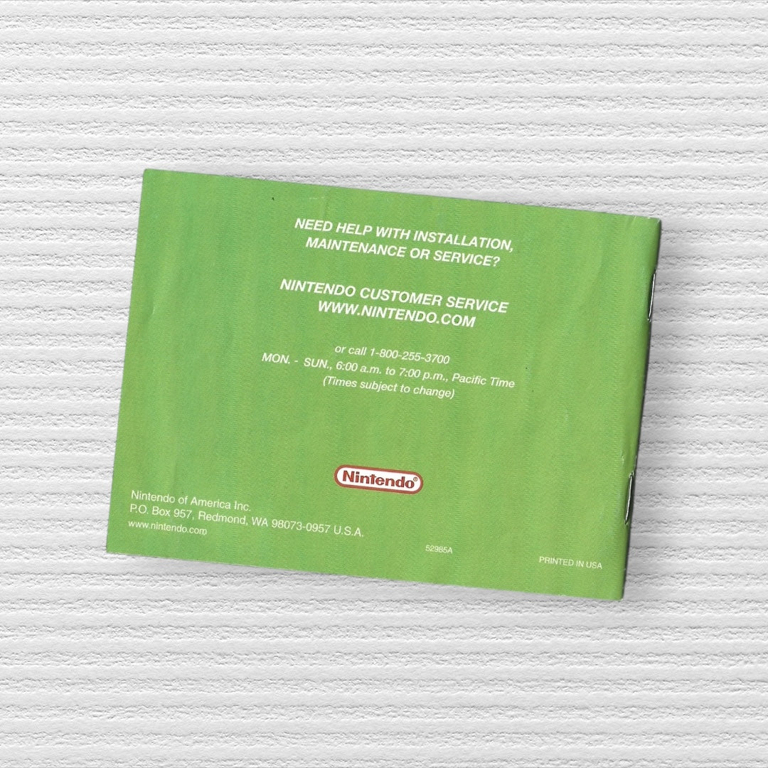 Mario & Luigi: Superstar Saga Manual (Nintendo Game Boy Advance, 2003)