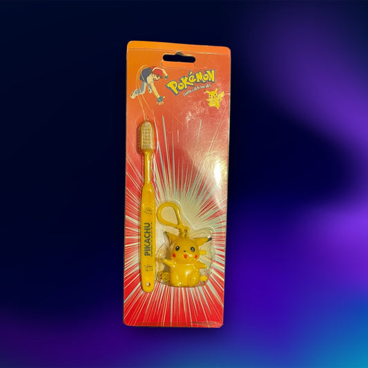 Vintage Pokemon Pikachu Toothbrush (Nintendo, Creatures, Game Freak, 1999)