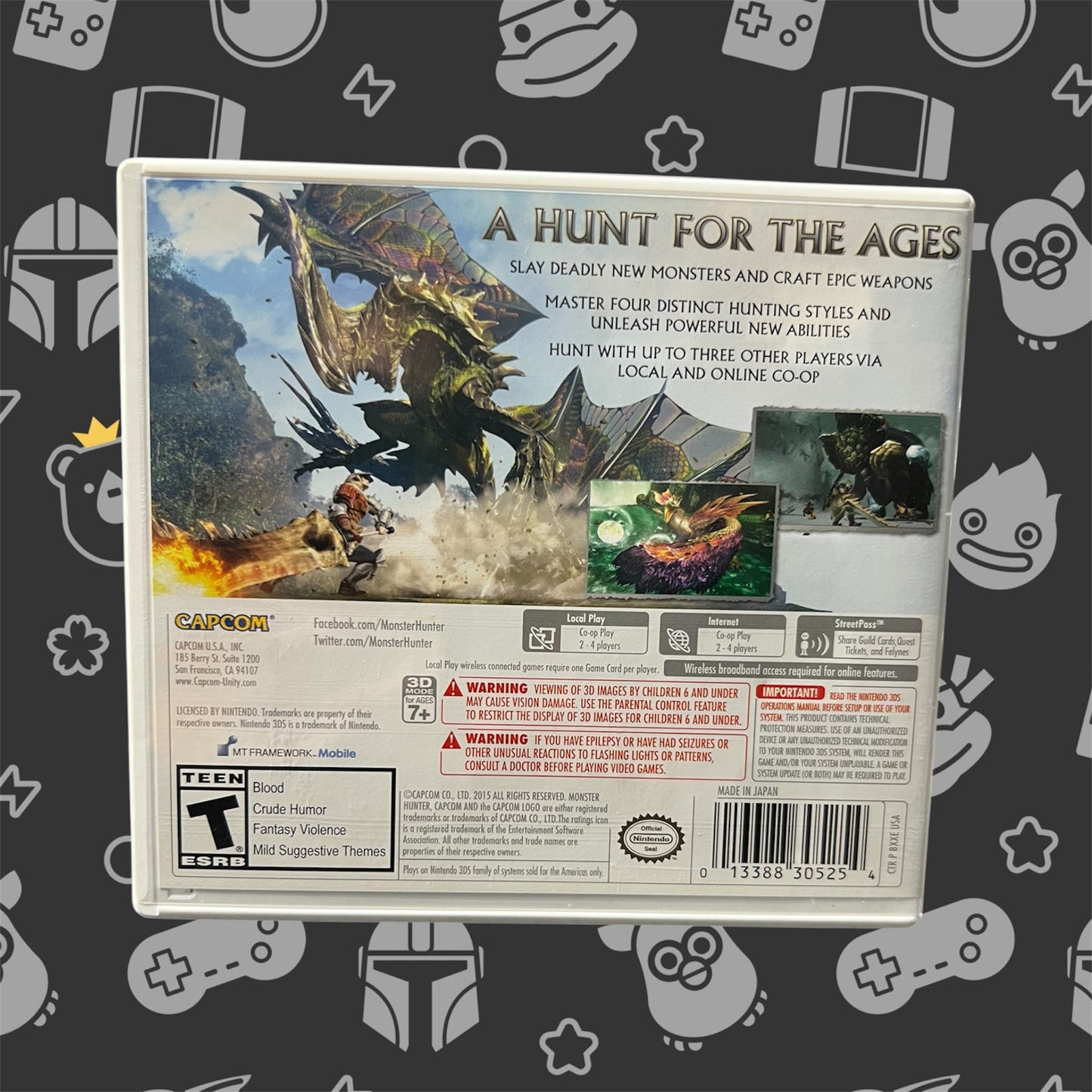 Monster Hunter: Generations (Nintendo 3DS, 2015)