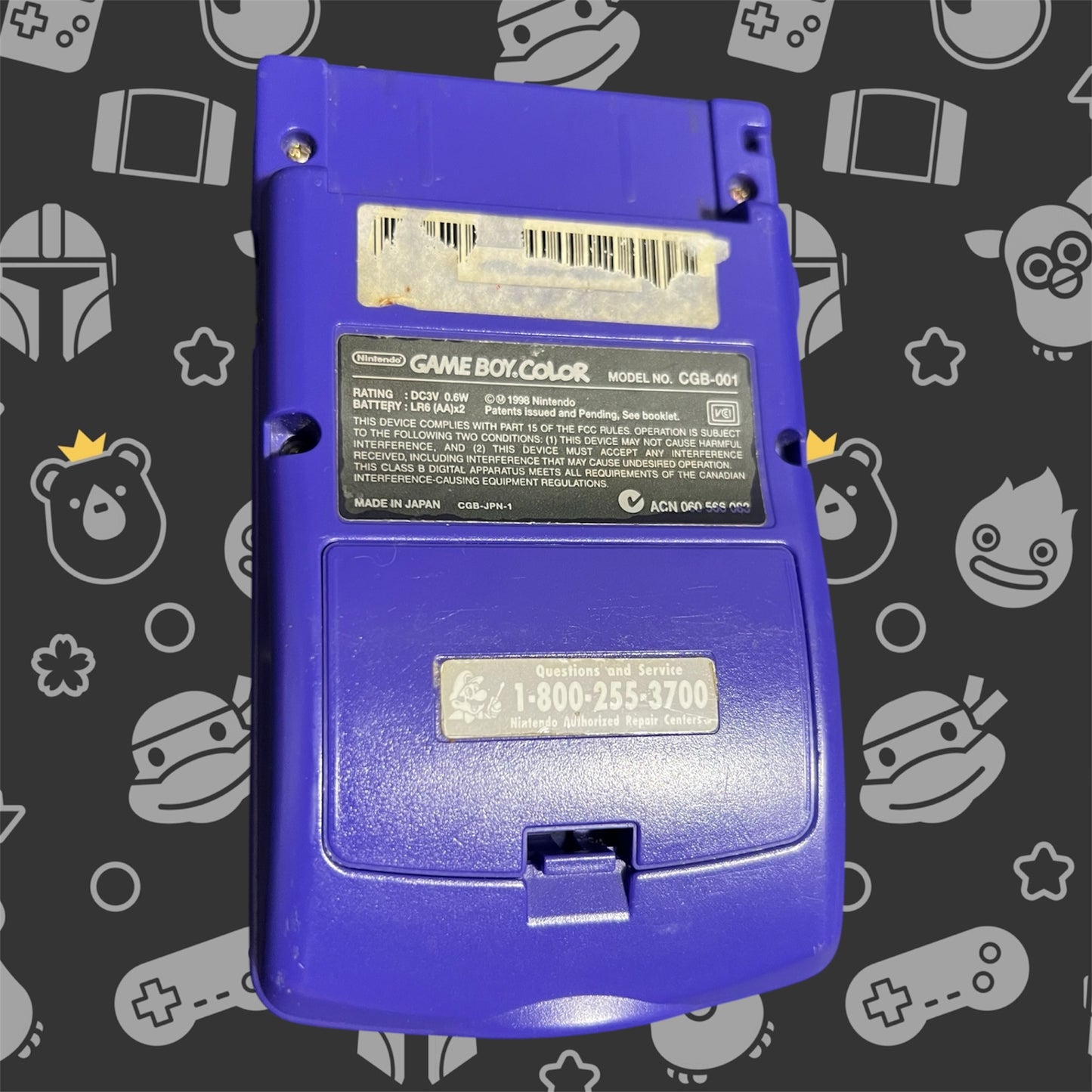 Game Boy Color - Grape (Nintendo, 1998)