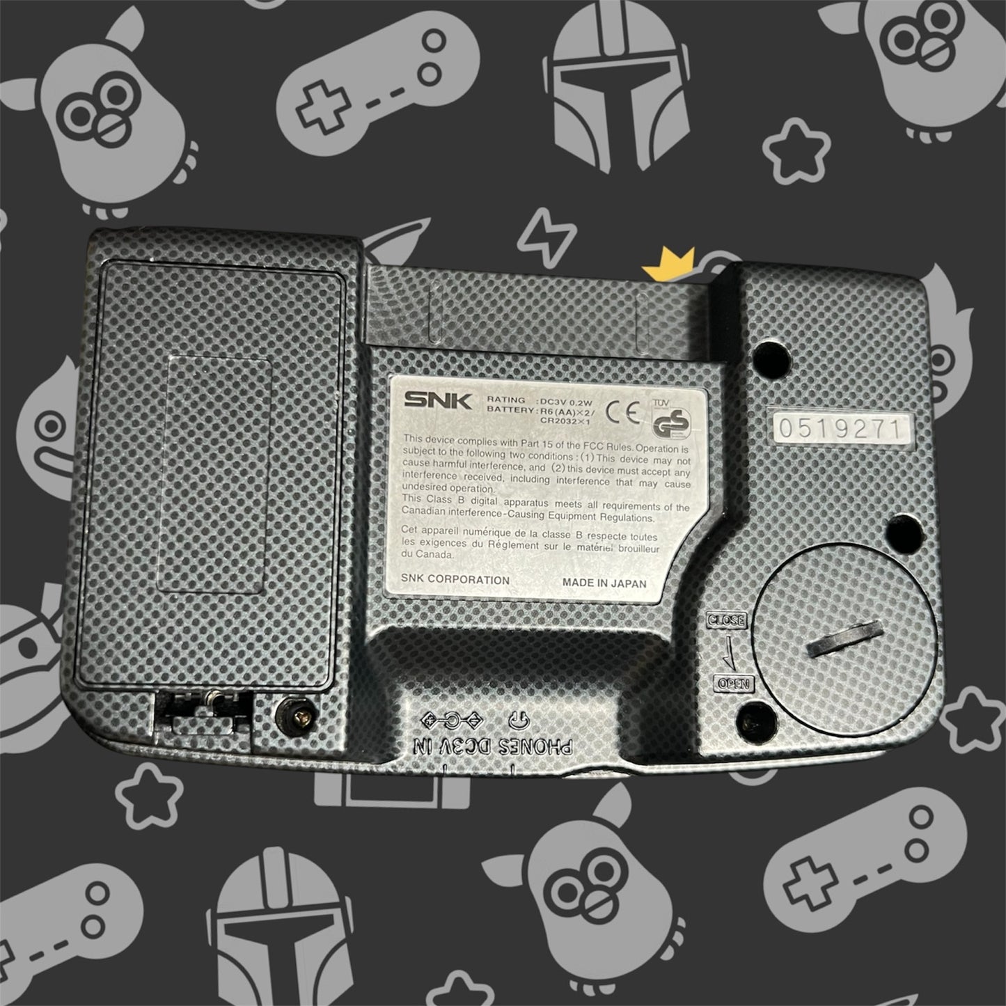 Neo Geo Pocket Color Carbon Black (SNK, 1999)