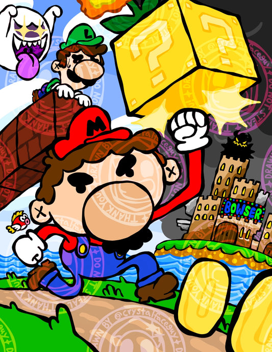 "Super Mario World" by CrystalFace