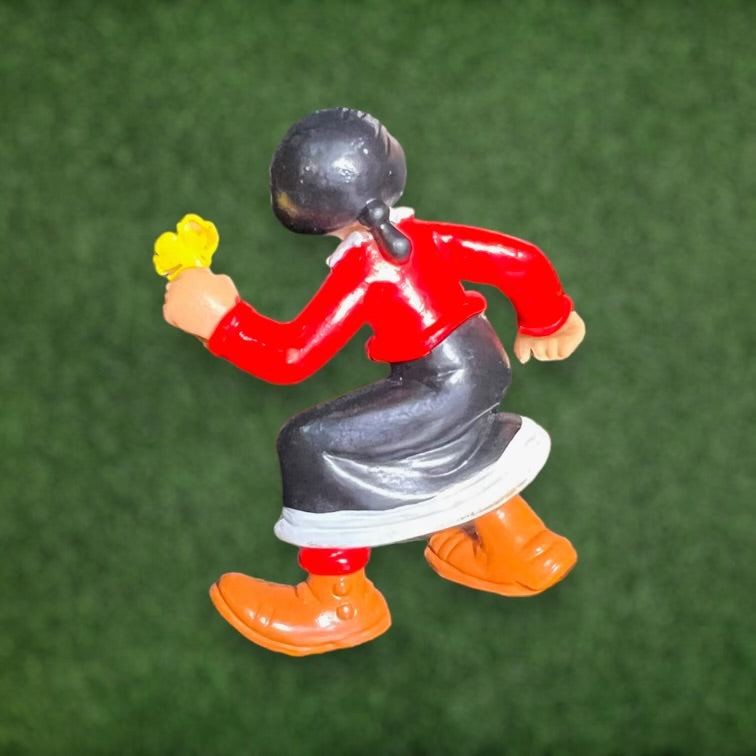 Popeye The Sailor Man: Olive Oyl With Flower Figurine (King Features Syndicate, Bully, 1981)
