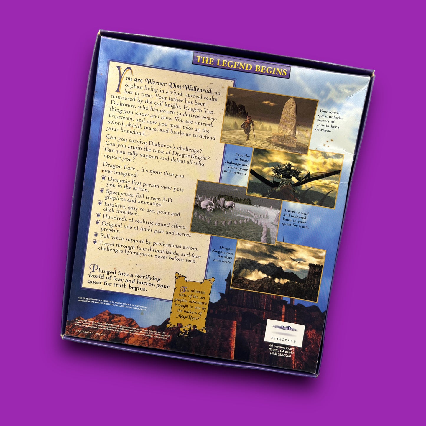 Dragon Lore: The Legend Begins (PC, IBM CD-ROM, 1994)