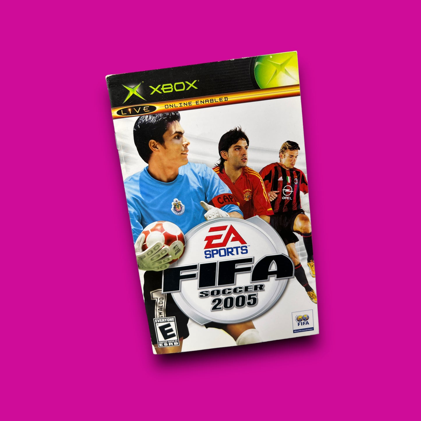 FIFA Soccer 2005 Manual (Microsoft Xbox, 2004)