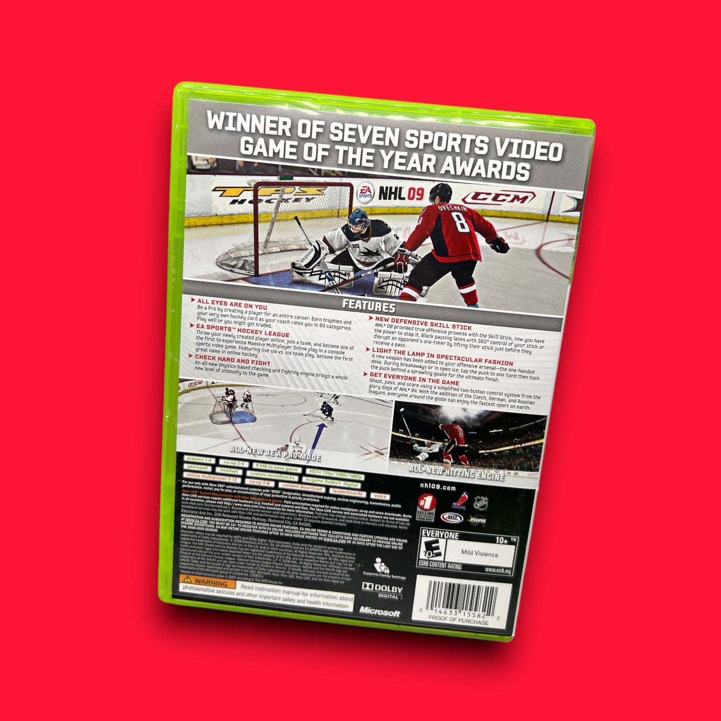 NHL 09 (Microsoft Xbox 360, 2009)