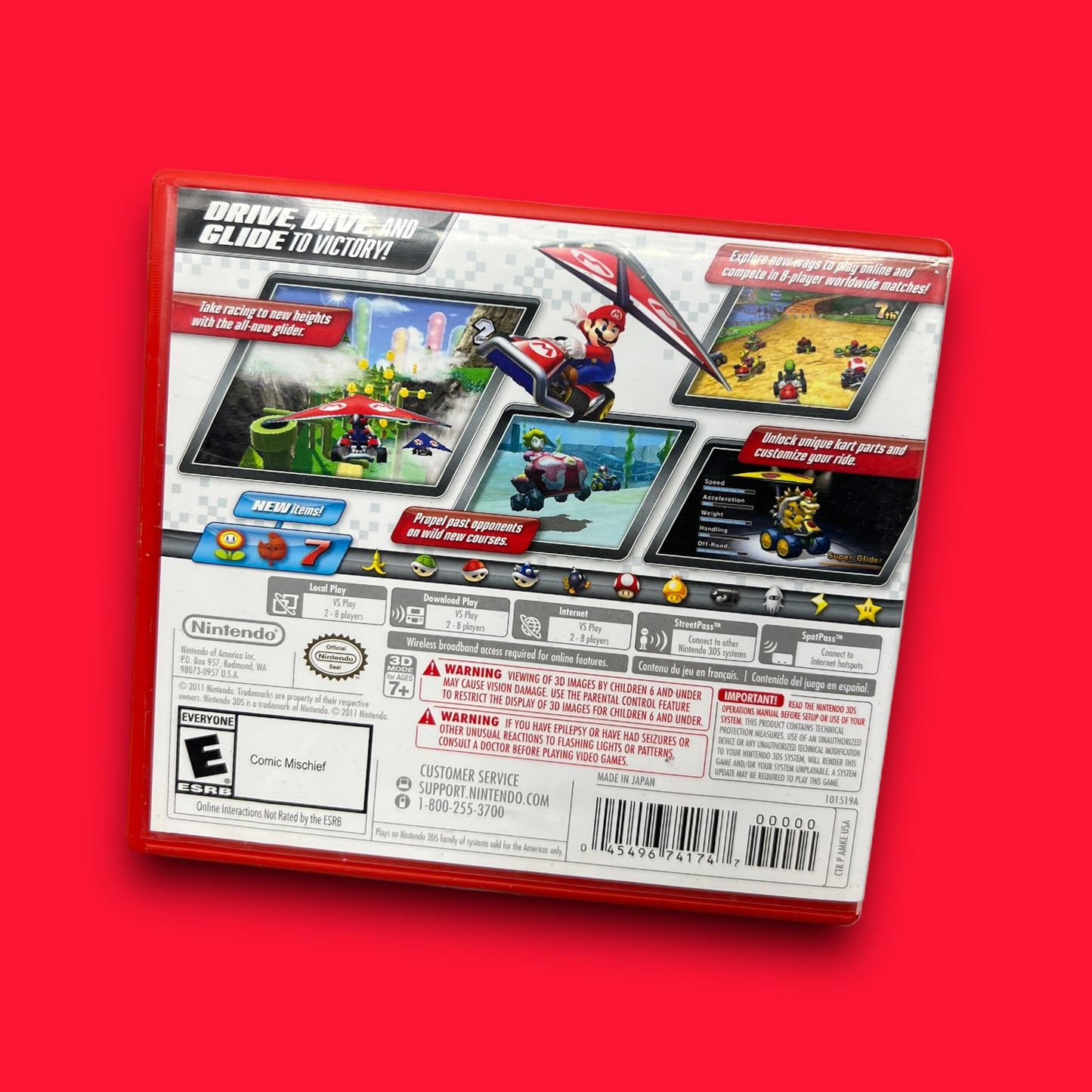 Mario Kart 7 (Nintendo 3DS, 2011)