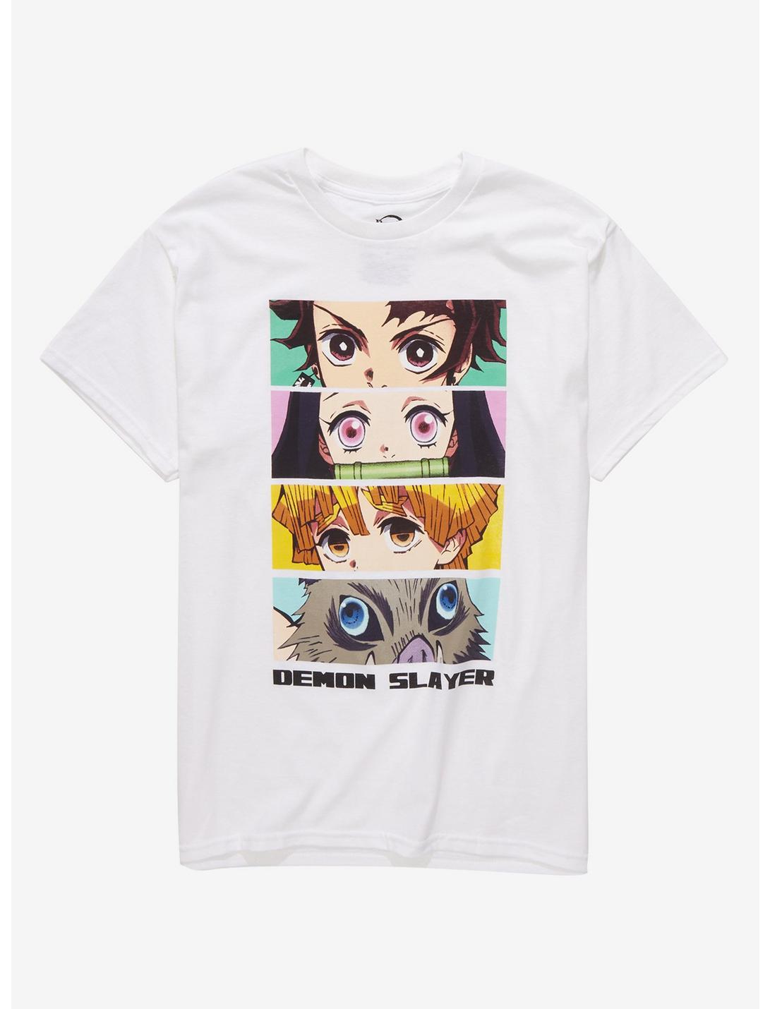 Demon Slayer: Kimetsu No Yaiba Stacked Eyes Tee Shirt
