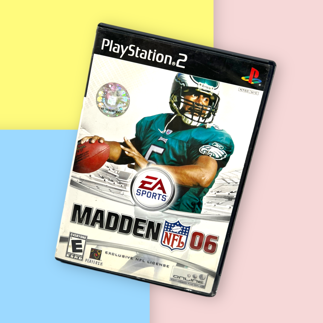 Madden NFL 06 Sony PlayStation 2 Football E Everyone Donovan McNabb Cover  Eagles