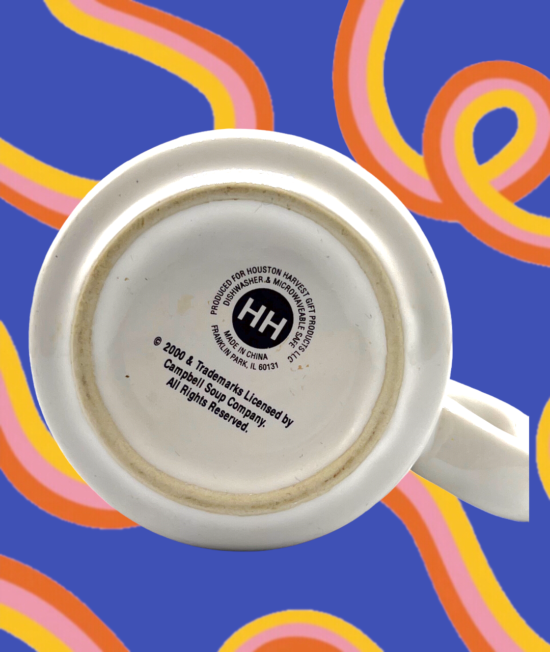 Campbell's Soup "Campbell Kid's Love Birds" Soup Mug (Houston Harvest, 2000)