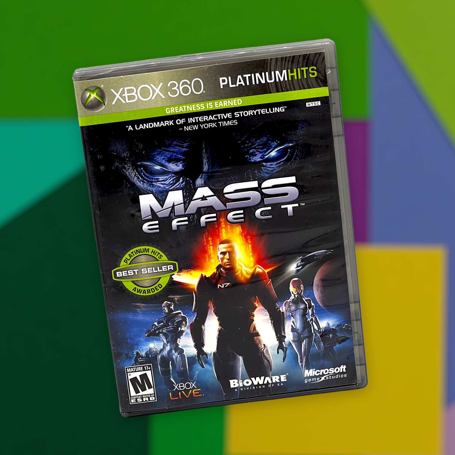 Mass Effect Xbox 360 Platinum Hits 2009 The Nostalgia Den
