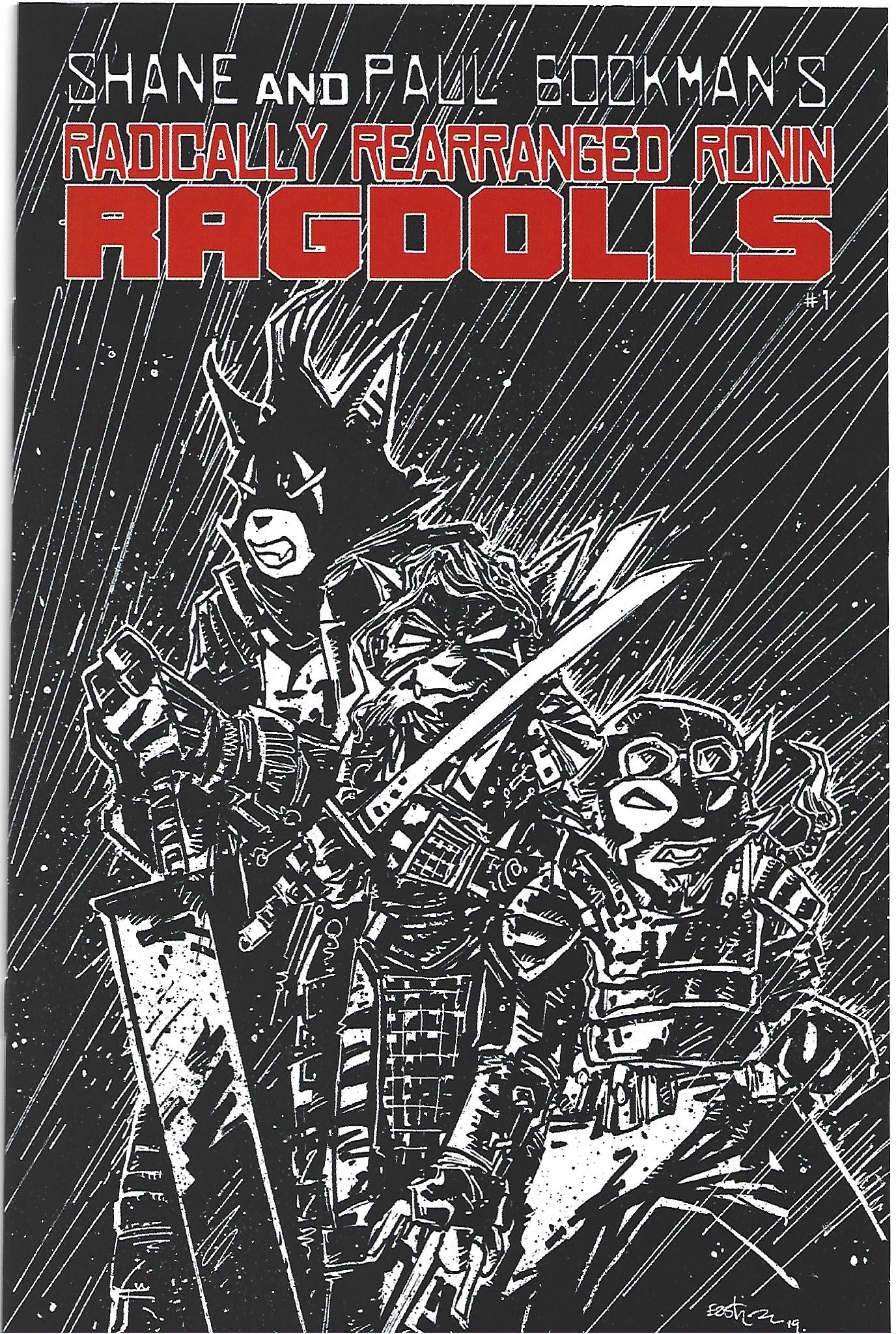 Radically Rearranged Ronin Ragdolls #1B (Kevin Eastman Studios, 2019)