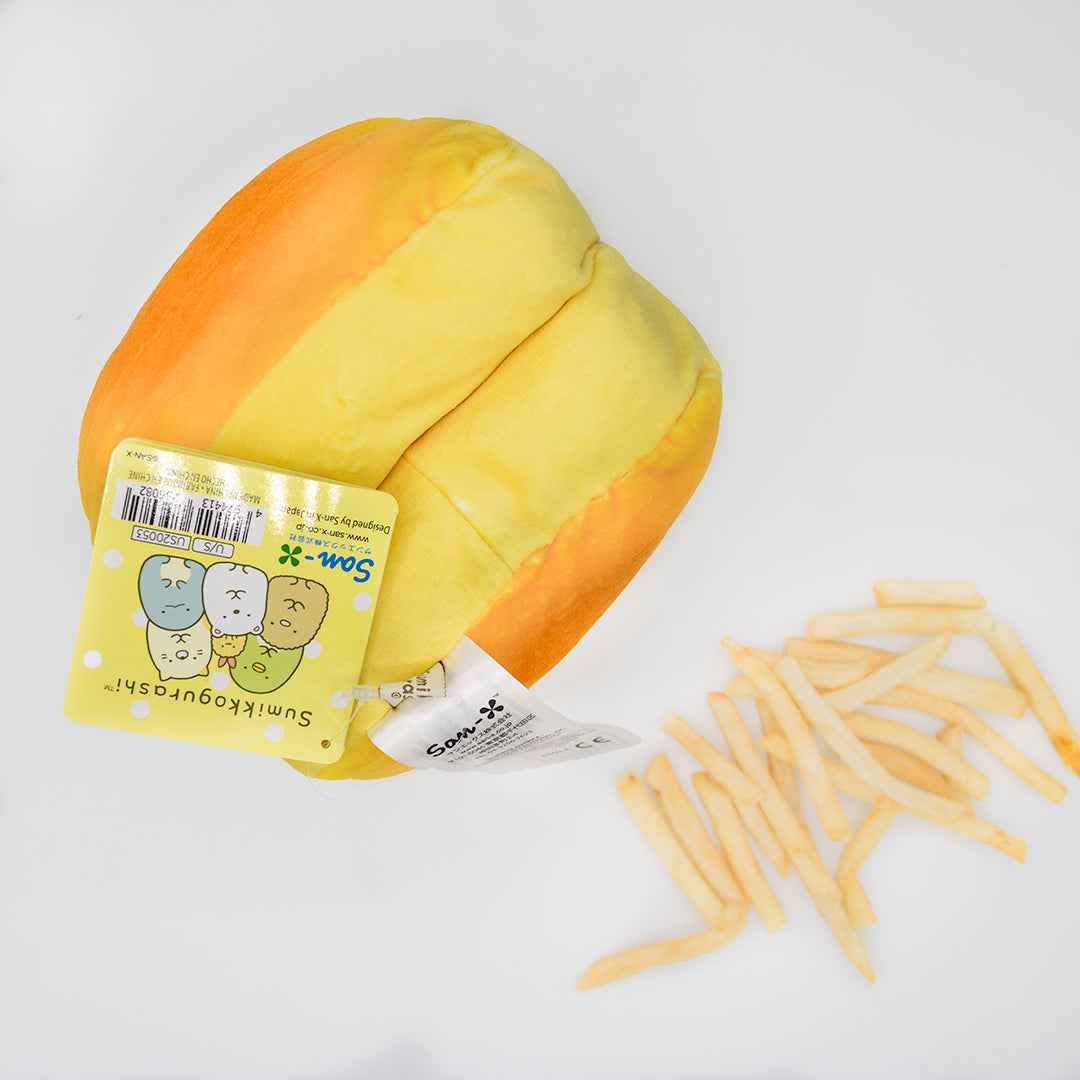 Sumikkogurashi Original Tonkatsu and Ebi Sandwich Plush (San-X)