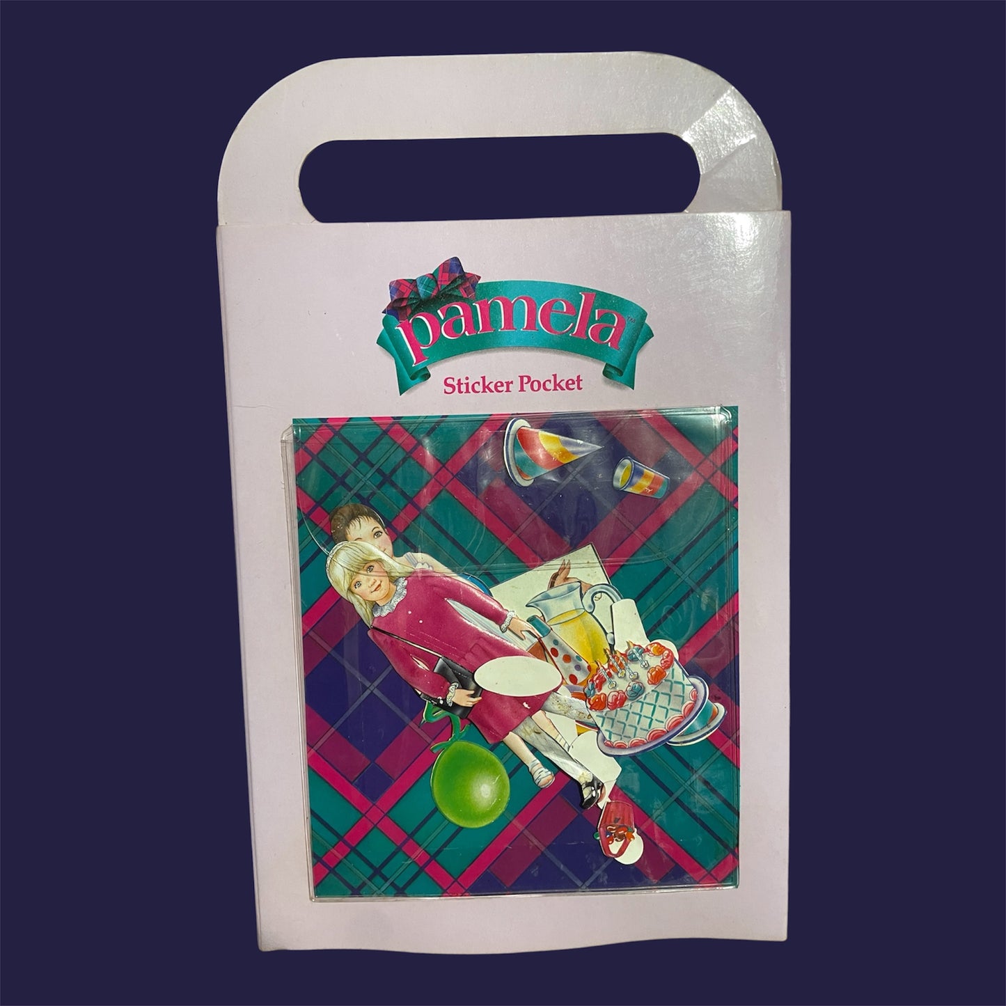 Pamela the Living Doll: Pamela Goes to a Birthday Party - Voice Card and Sticker Activity Book (Worlds of Wonder, 1986)