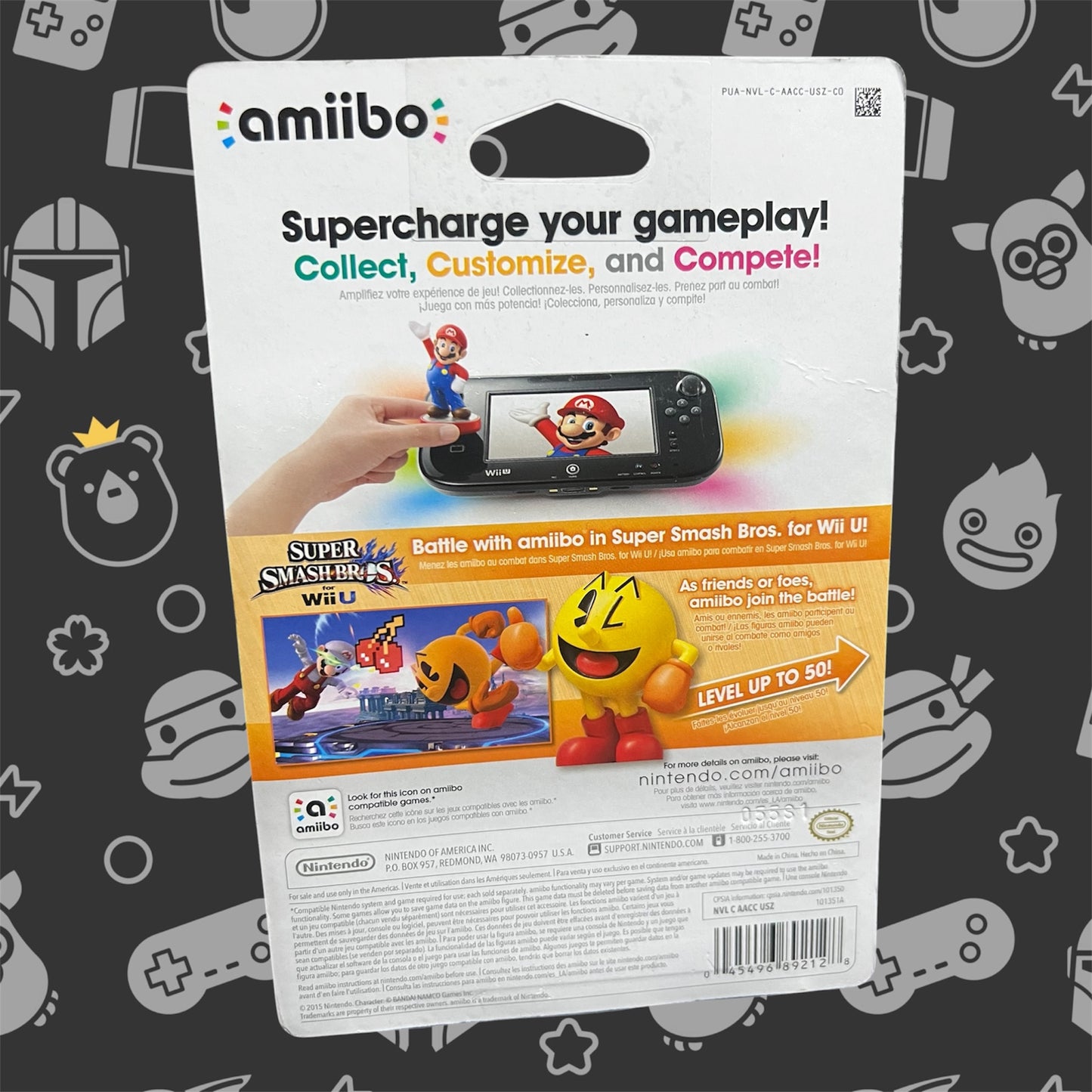 Super Smash Bros. Series Pac-Man amiibo (Nintendo, 2015)