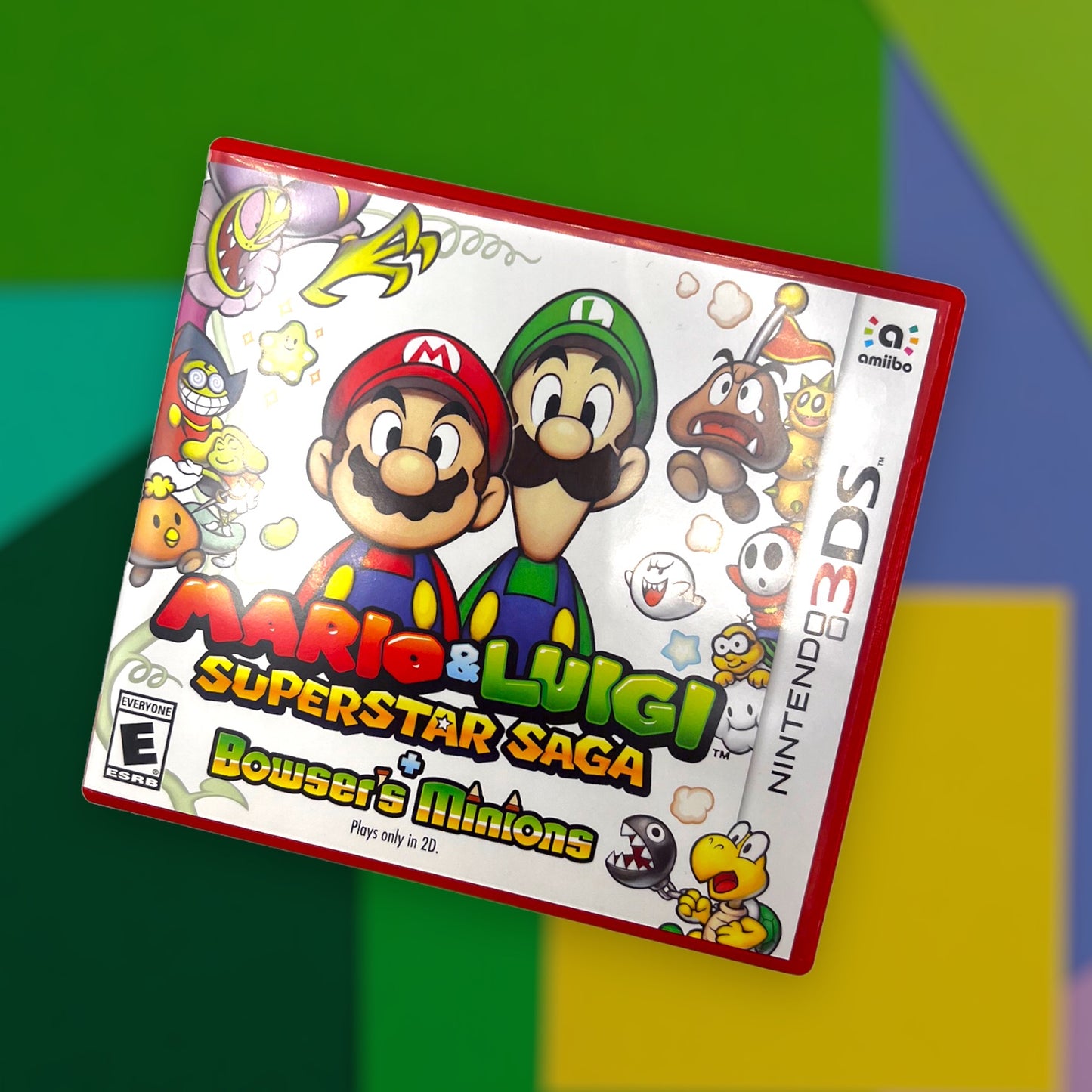 Mario & Luigi: Superstar Saga + Bowser's Minions *Case and Inserts only* (Nintendo 3DS, 2017)