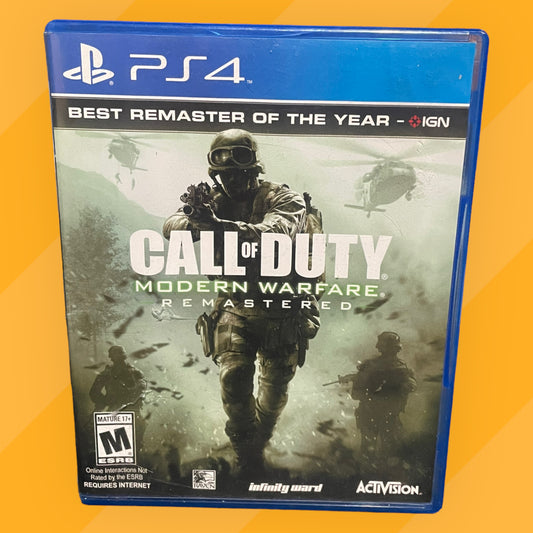 Call of Duty: Modern Warfare Remastered (Sony PlayStation 4, 2016)